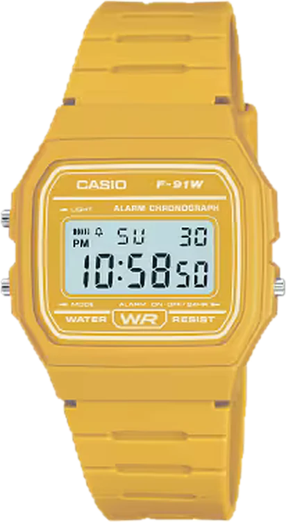 Casio F-91WC-9 Sunflower, product photo